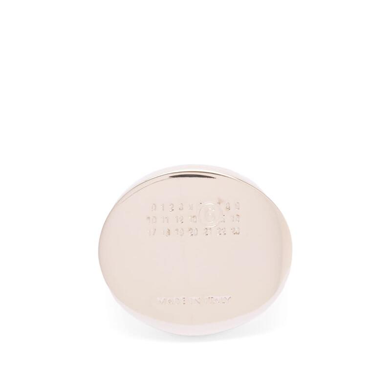 マルタンマルジェラ レディース アクセサリー 指輪 ロゴ MM6 Maison Margiela Round Logo Ring Silver シルバー 27,170円