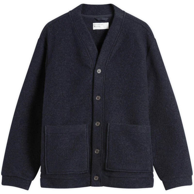 楽天市場】ユニバーサルワークス カーディガン ウールフリース 19172