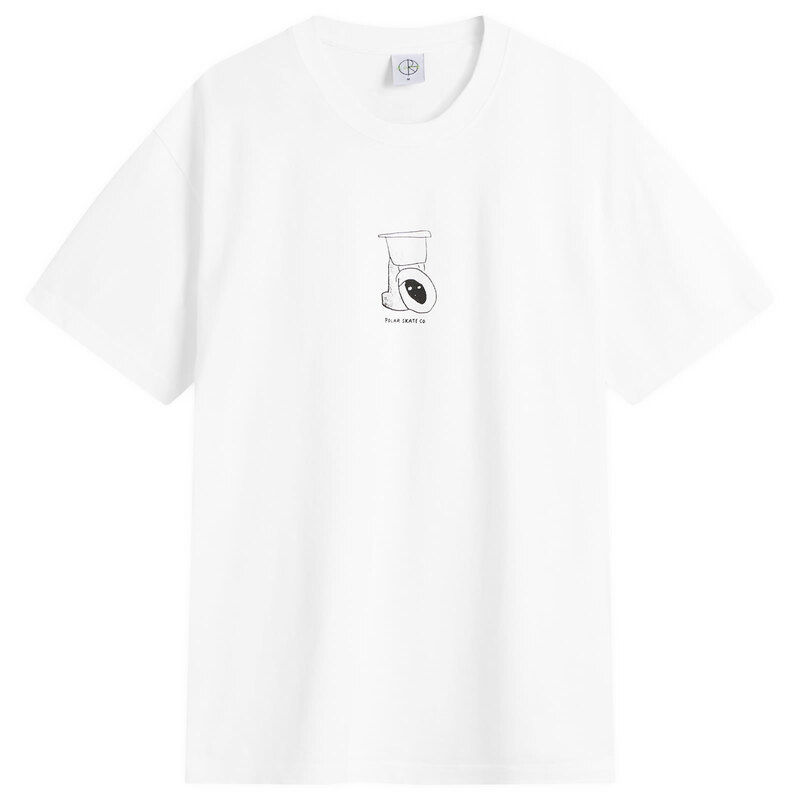 ポーラー スケート カンパニー メンズ トップス Tシャツ Polar Skate Co. Toilet-Shirt White ホワイト