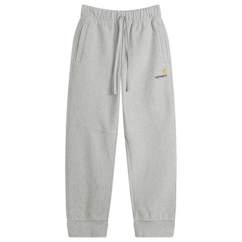 カーハート メンズ ボトムス カジュアルパンツ Carhartt WIP American Script Jogging Pant Grey Heather グレー