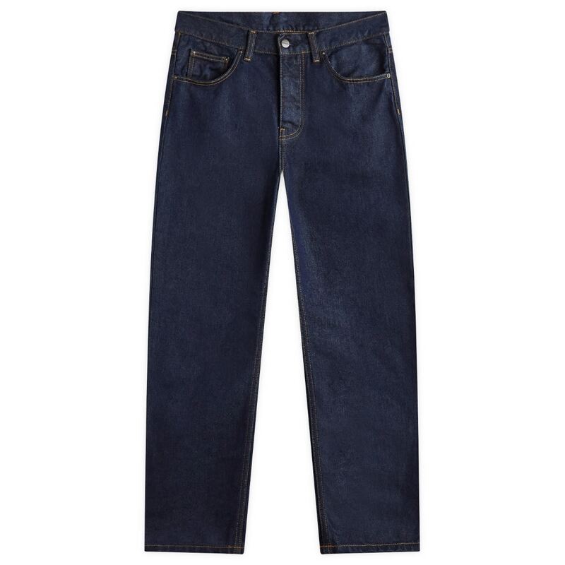カーハート メンズ ボトムス デニムパンツ ジーンズ Carhartt WIP Newel Relaxed Tapered Jeans Blue One Wash ブルー