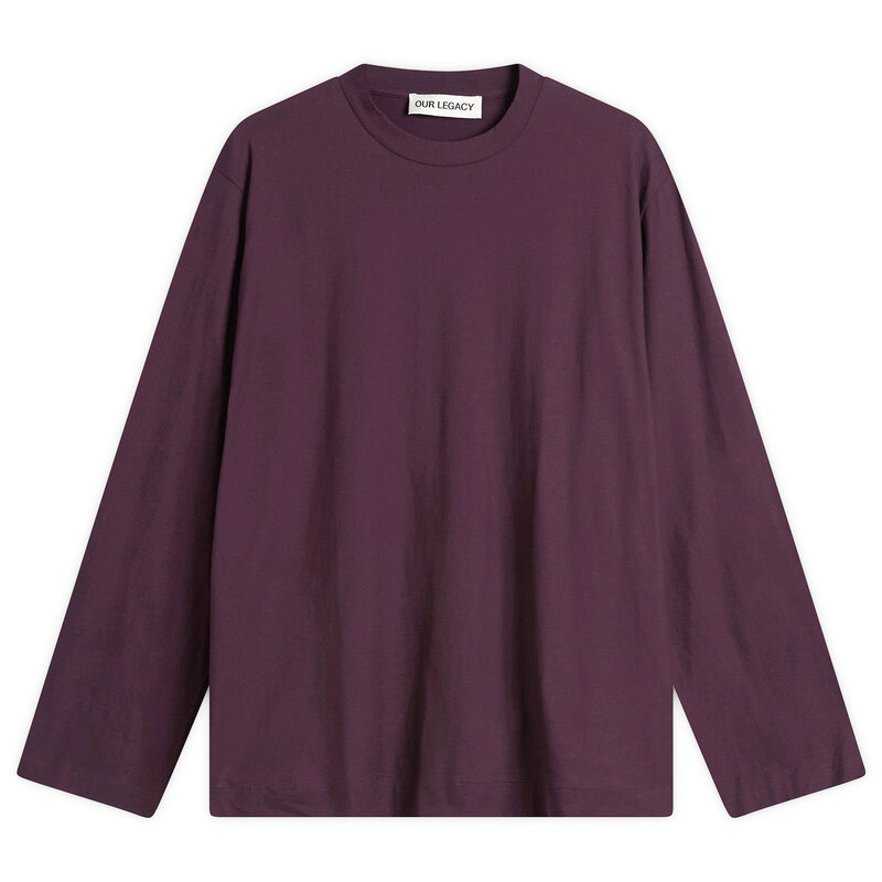 アワーレガシー メンズ トップス Tシャツ Our Legacy Box Long Sleeve T-Shirt Damson