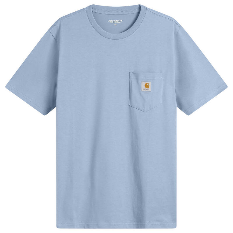 カーハート メンズ トップス Tシャツ Carhartt WIPocket-Shirt Velvet Blue ブルー｜ReVida 店