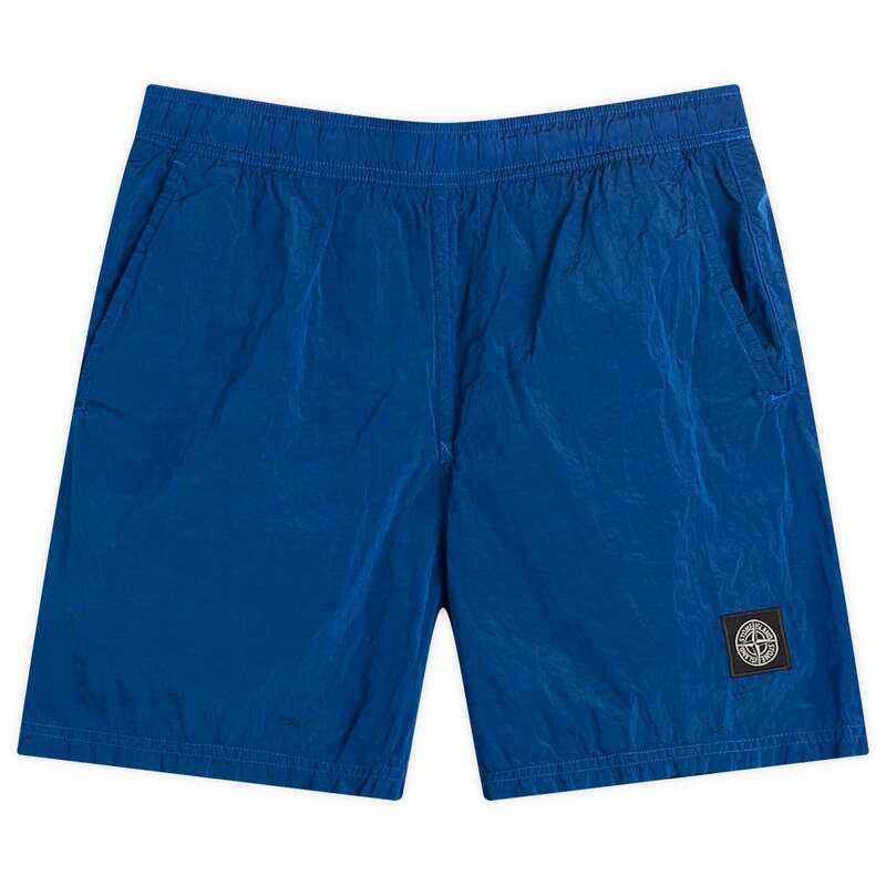 ストーンアイランド メンズ 水泳着 二分の一ズボン下・さる股引き ナイロン 遊撃手ズボン下 Stone Island Nylon Metal Swim Shorts Bright Blue 青碧