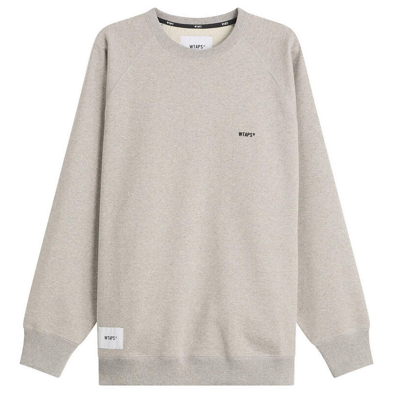 ダブルタップス メンズ アウター パーカー・スウェット シャツ ロゴ WTAPSign Logo Sweatshirt Gray グレー