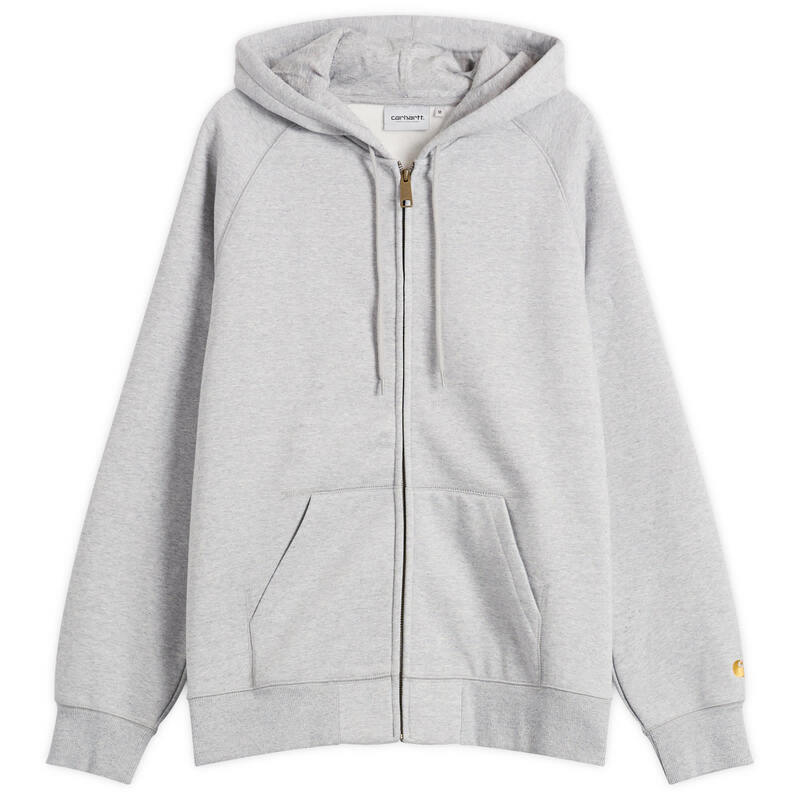 カーハート メンズ アウター ジャケット・ブルゾン Carhartt WIP Hooded Chase Jacket Grey Heather & Gold グレー