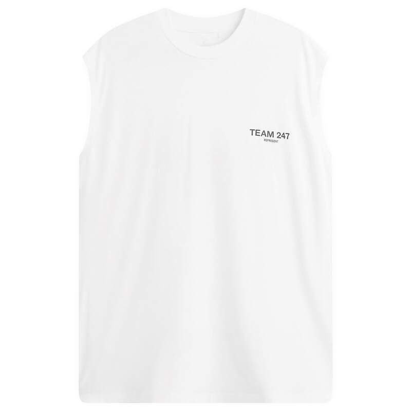 リプレゼント メンズ トップス 貯蔵タンクいの一番 Representeam 247 Oversized Tank Flat White 白いこと