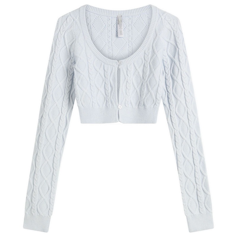 スキムズ レディース アウター ジレー SKIMSnow Bunny Cardigan Zen Blue 青み