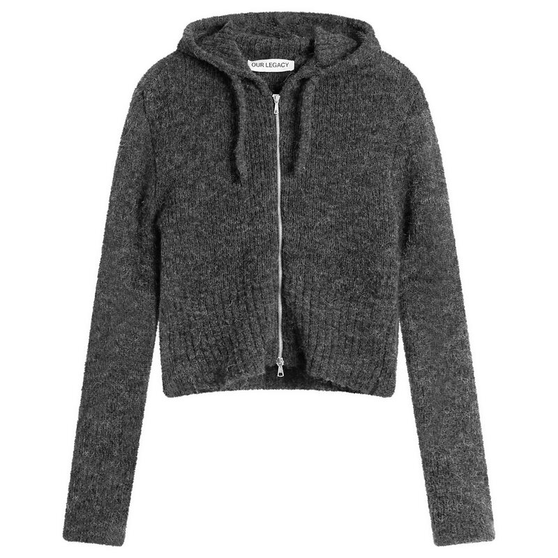 アワーレガシー レディース アウター パーカー・スウェット Our Legacy Compact Hoodie Charcoal Melange チャコール 62,040円