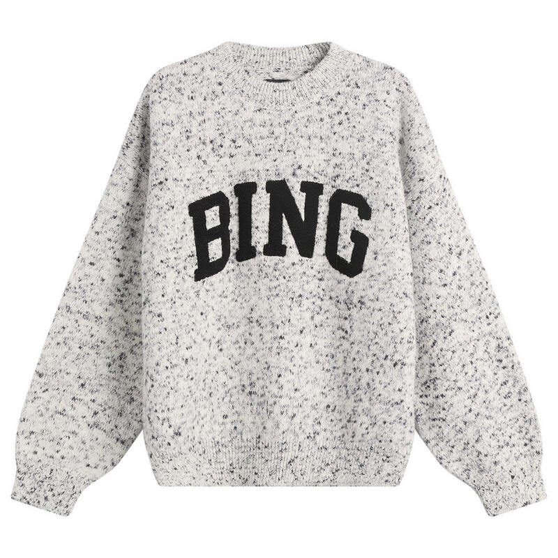 アニービン レディース アウター パーカー・スウェット プルオーバー Anine Bing Sydney Crew Sweatshirt White \u0026 Black 白いこと