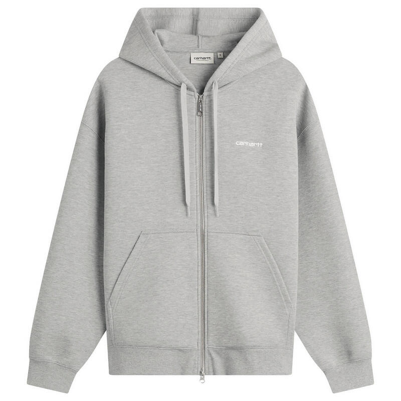 カーハート レディース アウター ジャケット・ブルゾン Carhartt WIP Hooded Alda Jacket Grey Heather & White ホワイト