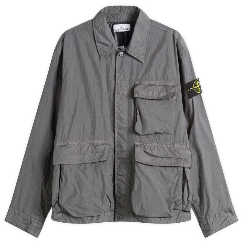 ストーンアイランド レディース アウター ジャケット・ブルゾン Stone Island Crinkle Reps Jacket Charcoal チャコール