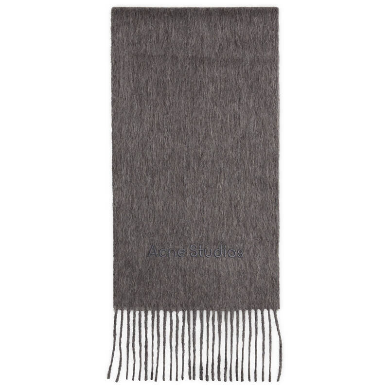 アクネ ストゥディオズ メンズ アクセサリー マフラー・ストール・スカーフ Acne Studios Vinnie Scarf Grey Melange グレー｜ReVida 店
