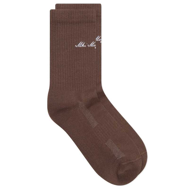 エムケーアイ レディース アンダーウェア 靴下 MKI Embassy Socks Presented by END. Brown ブラウン
