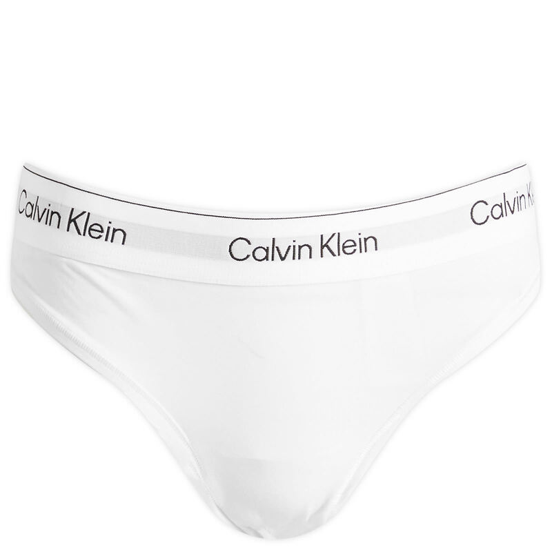カルバンクライン レディース アンダー御召しもの ズボン下 Calvin Klein Icon Thong White 白いこと