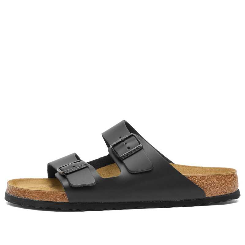ビルケンシュトック メンズ シューズ サンダル Birkenstock Arizona Black Smooth Leather ブラック