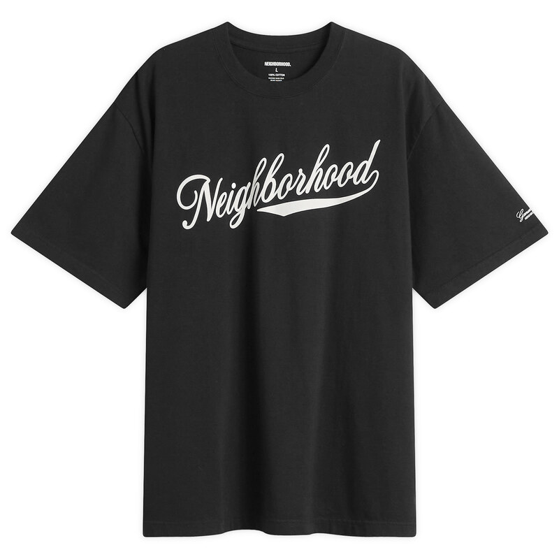 ネイバーフッド メンズ トップス Tシャツ ロゴ Neighborhood SS-2 Baseballogo T-Shirt Black ブラック