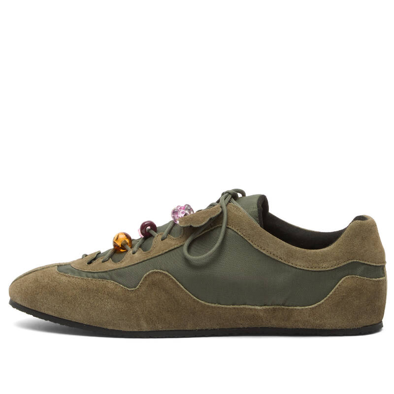 セシリエバンセン レディース シューズ スニーカー Cecilie Bahnsen Blaise Sneakers Olive オリーブ