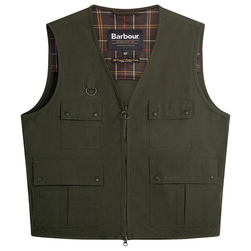 バブアー メンズ アウター より良い Barbour Fly Fishing Vest Sage サルヴィア