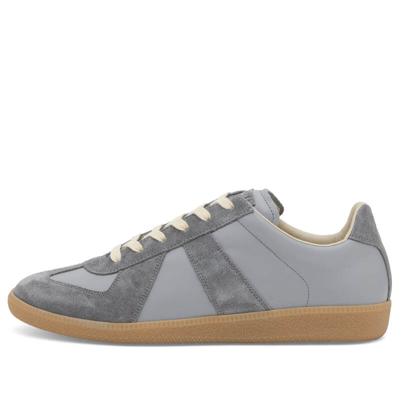 マルタンマルジェラ メンズ シューズ スニーカー レザー Maison Margiela Leathereplica Sneaker Ghost Gray グレー