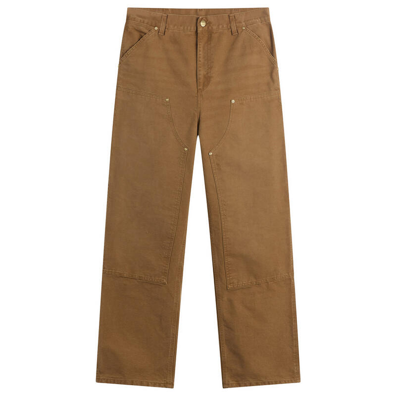 カーハート メンズ ボトムス カジュアルパンツ Carhartt WIP Double Knee Pants Hamilton Brown Grind Wash ブラウン