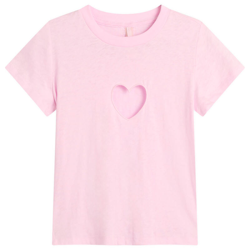 スキムズ レディース トップス Tシャツ ジャージー SKIMS Worn In Jersey Baby T-Shirt Baby Pink ピンク