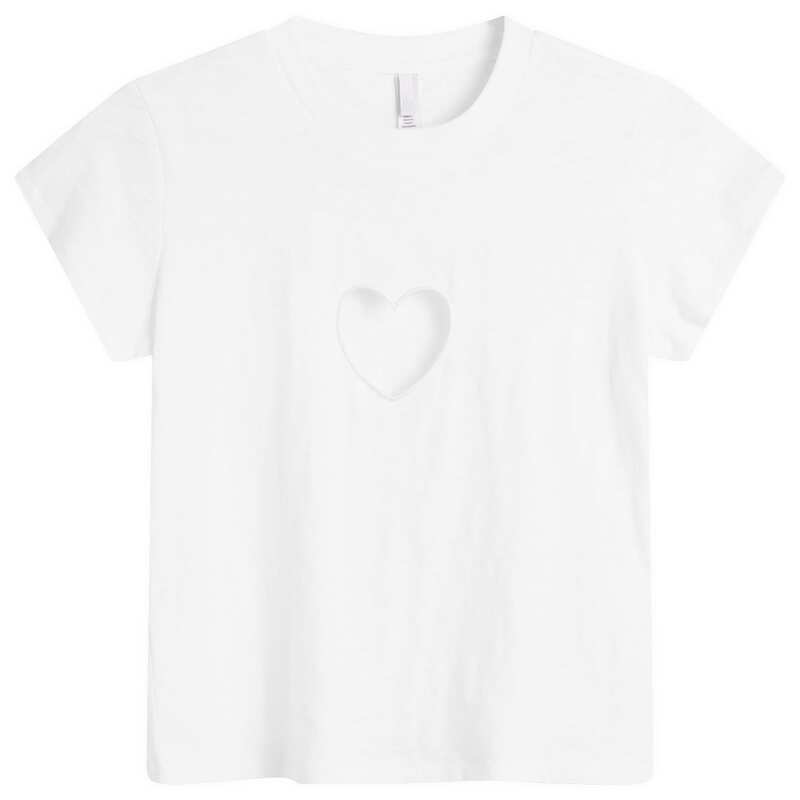 スキムズ レディース トップス Tシャツ ジャージー SKIMS Worn In Jersey Baby T-Shirt Snow