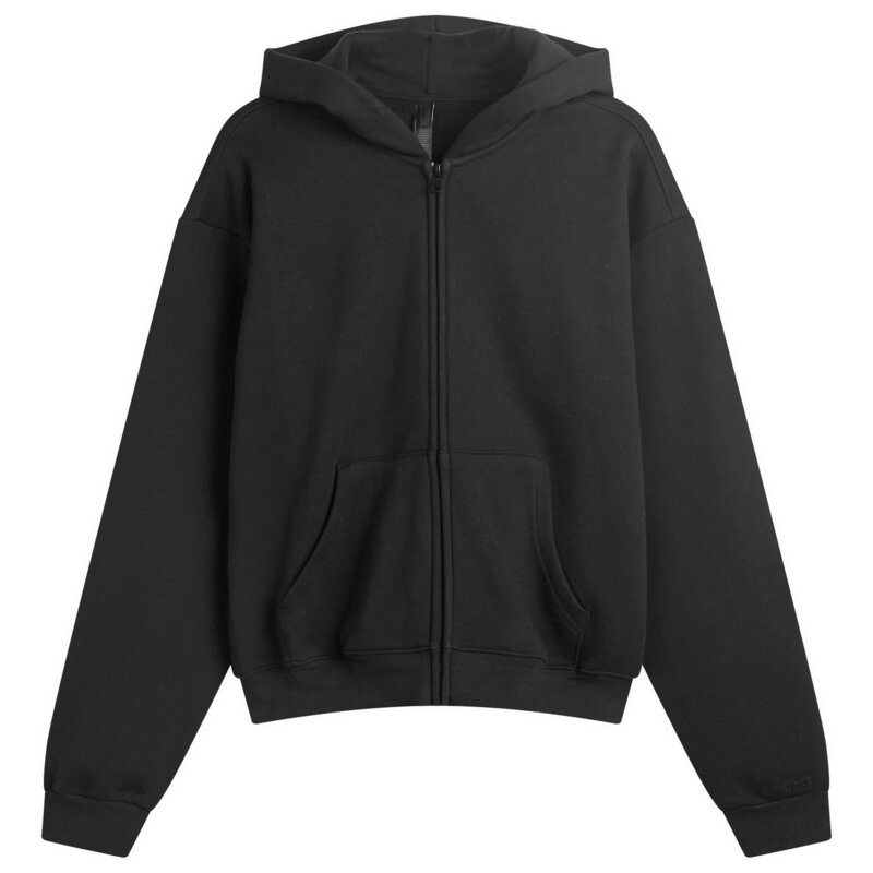 スキムズ レディース アウター パーカー・スウェット コットン フリース SKIMS Cotton Fleece Classic Zip Up Hoodie Onyx