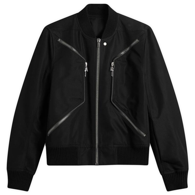 リックオウエンス メンズ アウター ジャケット・ブルゾン Rick Owens Heizer Flight Bomber Jacket Black ブラック