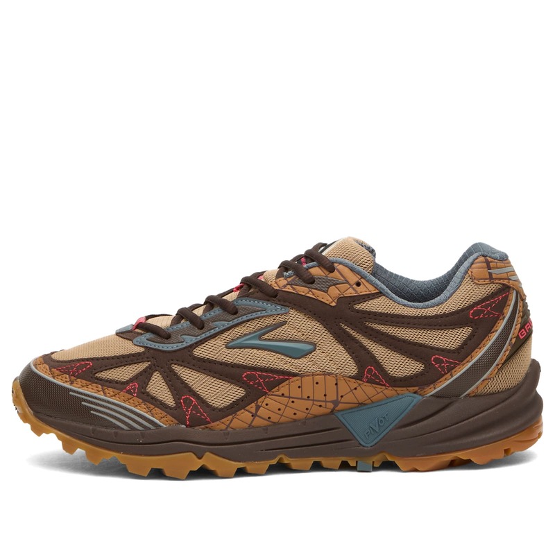 ブルックス メンズ シューズ スニーカー Brooks x STAPLE Cascadia 1 Sneaker Ginger Wren & Stormy Weather