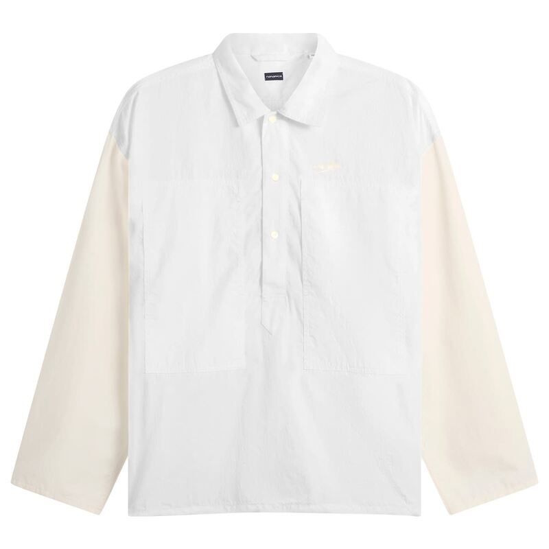 ナナミカ メンズ アウター ジャケット・ブルゾン シャツ Nanamica Pullover Shirt Jacket Off White オフホワイト