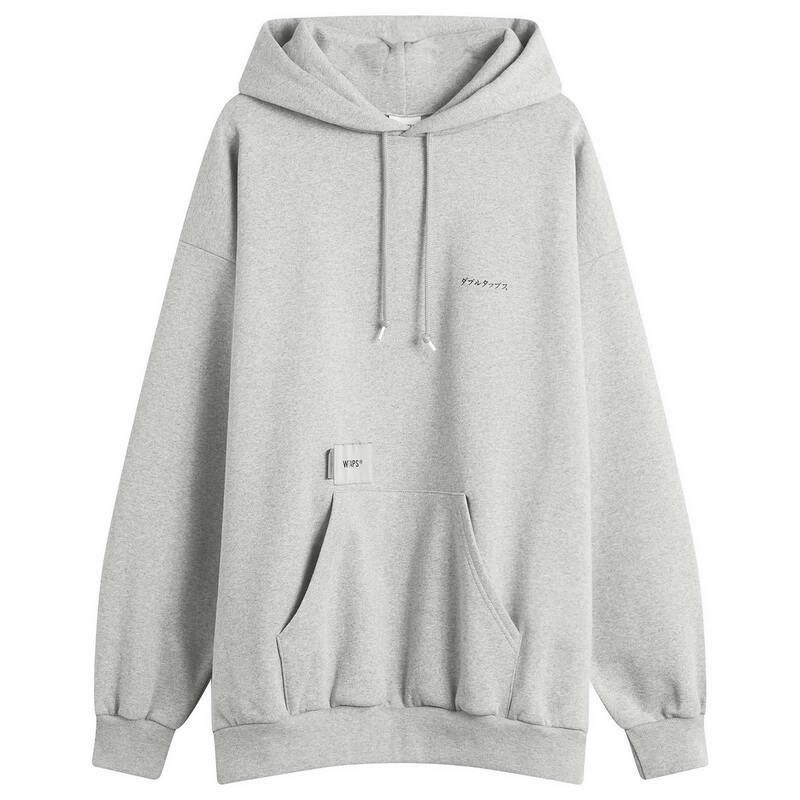 ダブルタップス メンズ アウター パーカー・スウェット ロゴ WTAPS MON Logo Hoodie Ash Gray グレー