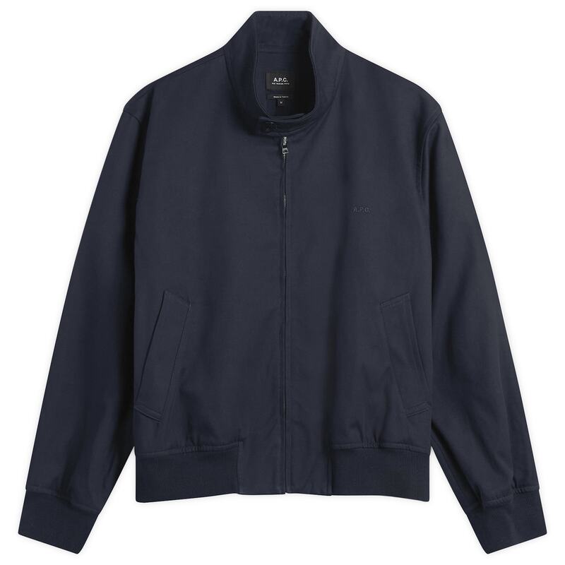 アーペーセー メンズ アウター ジャケット・ブルゾン A.P.C. Zipped Jacket Dark Navy ネイビー