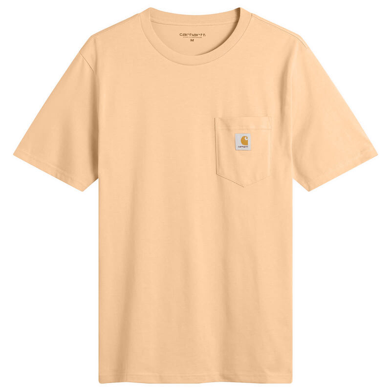 カーハート メンズ トップス Tシャツ Carhartt WIPocket-Shirt Gentle Orange オレンジ|ReVida 店