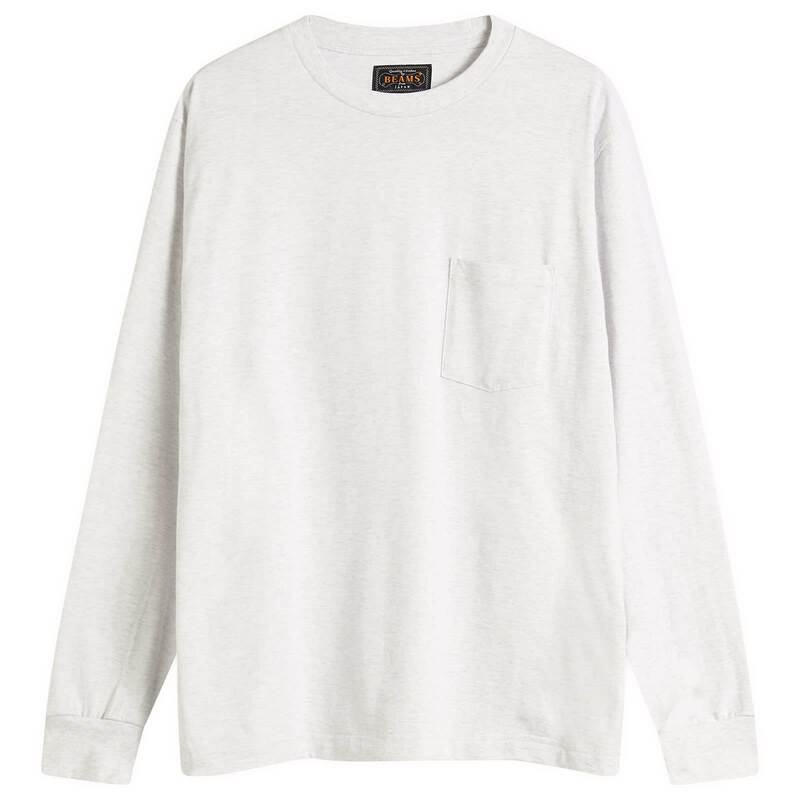 ビームス プラス メンズ トップス Tシャツ Beams Plus Long Sleeve Pocket-Shirt Ash アッシュ