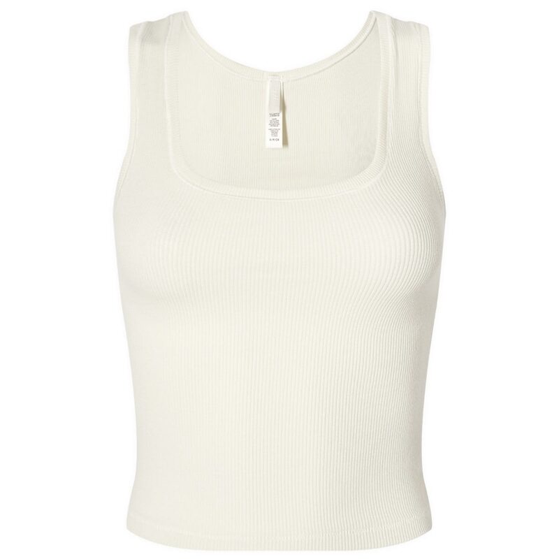 スキムズ レディース トップス タンクトップ コットン SKIMS Cotton Rib Tank Bone