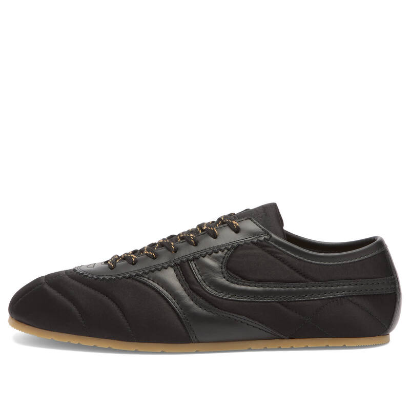 ドリス・ヴァン・ノッテン メンズ シューズ スニーカー スエード レザー Dries Vanoten Leather & Suede Sneaker Black ブラック