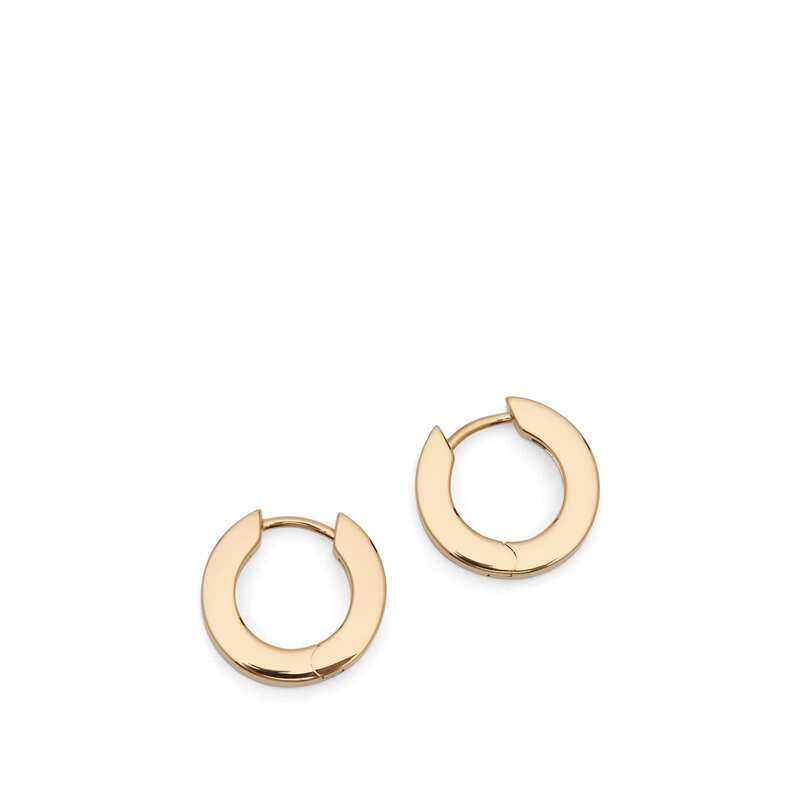 トム木材 メンズ 添え物 ピアス・イヤリング Tom Wood Beck Hoops Earrings Gold ゴールド