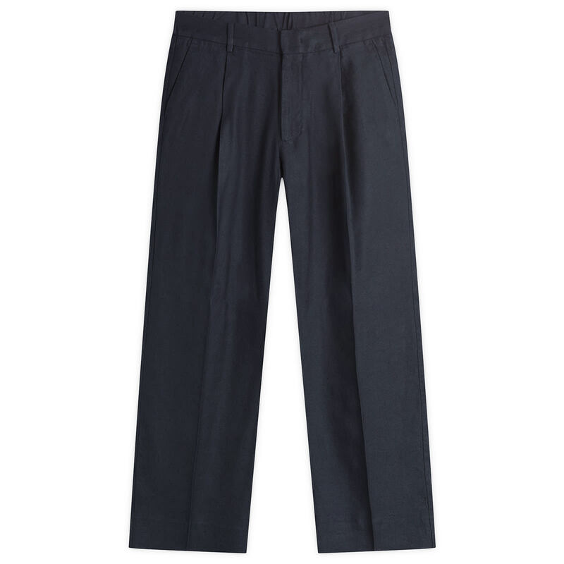 NN07 メンズ ボトムス カジュアルパンツ プリーツ NN07 Kay Pleated Trousers Deep Navy ネイビー