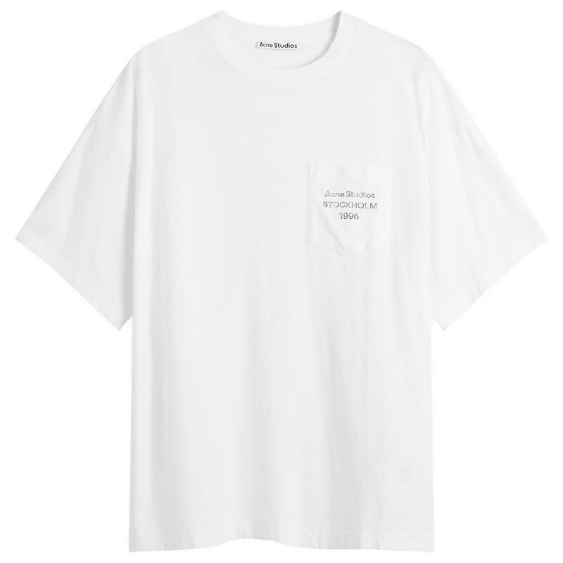 アクネ ストゥディオズ メンズ トップス Tシャツ Acne Studiosmall 1996 Short Sleeve T-Shirt Off White オフホワイト