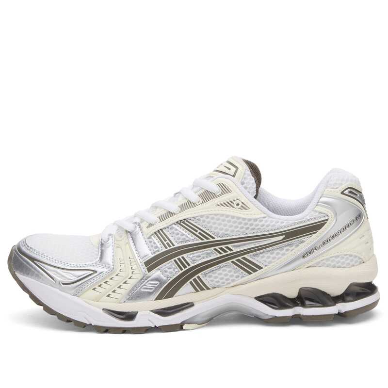 アシックス メンズ シューズ スニーカー Asics Gel-Kayano 14 Sneakers White \u0026 Ivory 白いこと 靴-スニーカー-メンズ靴