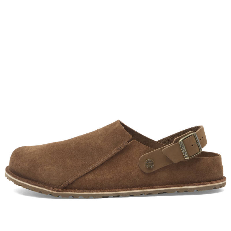 ビルケンシュトック メンズ シューズ サンダル Birkenstock Lutry Premium Dark Tea Suede