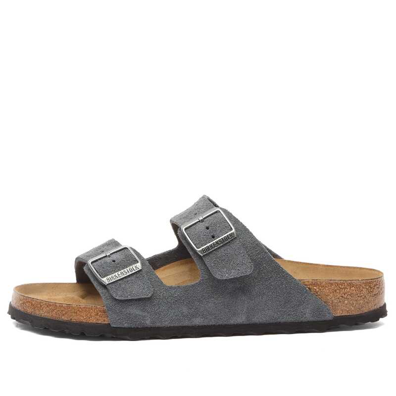 ビルケンシュトック メンズ シューズ サンダル Birkenstock Arizona Charcoal Suede チャコール