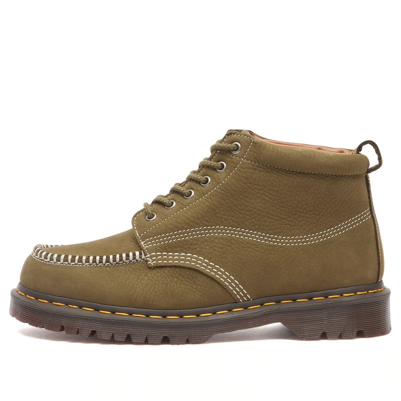 ドクターマーチン メンズ シューズ ブーツ・レインブーツ Dr. Martens Lowell Chukka Boot Olive Milled Nubuck オリーブ