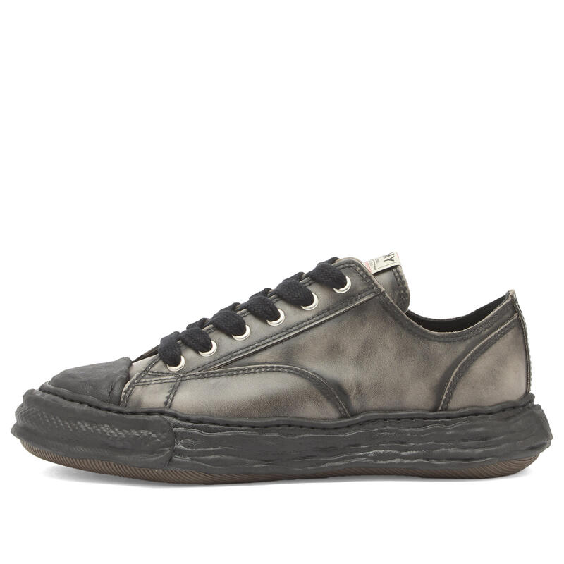ミハラ ヤスヒロ メンズ シューズ スニーカー ヴィンテージ レザー Maison Mihara Yasuhiro Peterson23 Vintage Leather Sneaker Blk/Blk|ReVida 店