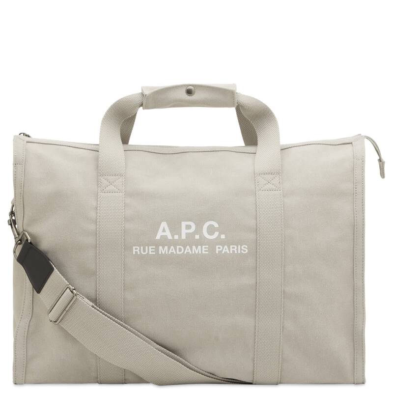 アーペーセー メンズ 御徒面子 A.P.C. Recuperation Gym Bag Light Grey 薄墨色