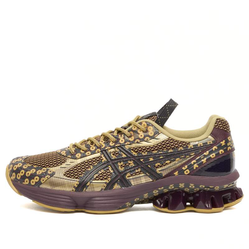 アシックス メンズ シューズ スニーカー Asics US7-S Gel-Kenetic Fluent Sneakers Beniimo Purple & Lemongrass パープル