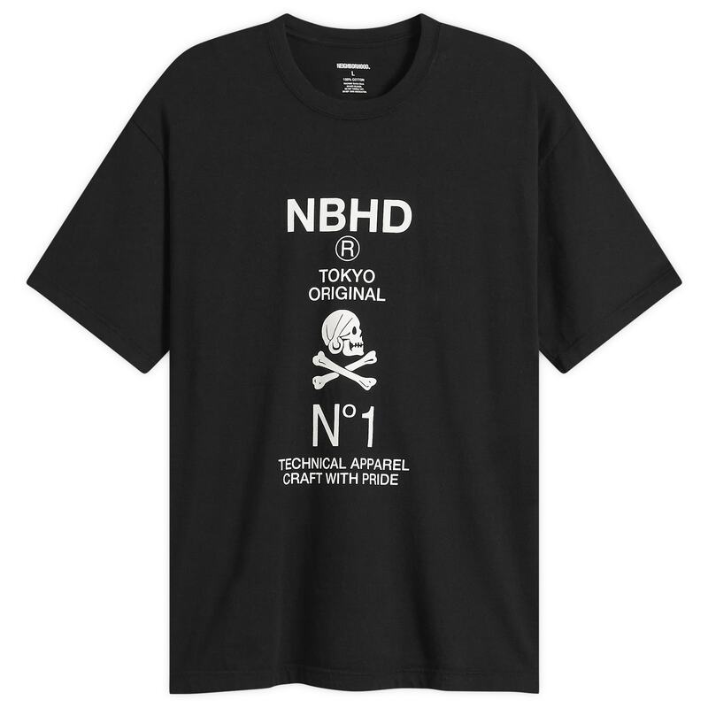ネイバーフッド メンズ トップス Tシャツ Neighborhood SS-8 T-Shirt Black ブラック