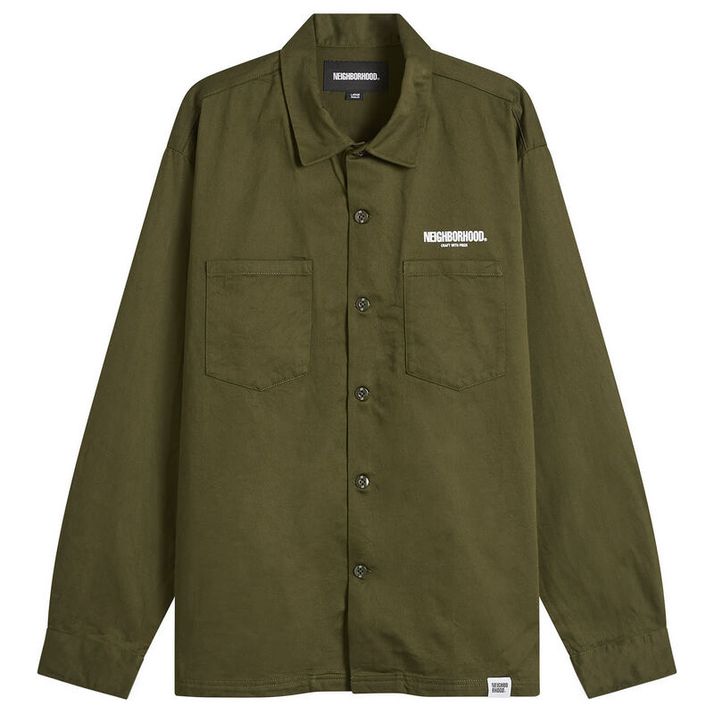 ネイバーフッド メンズ トップス プルオーバー Neighborhood Classic Long Sleeve Work Shirt 2 Olive Drab オリーブ