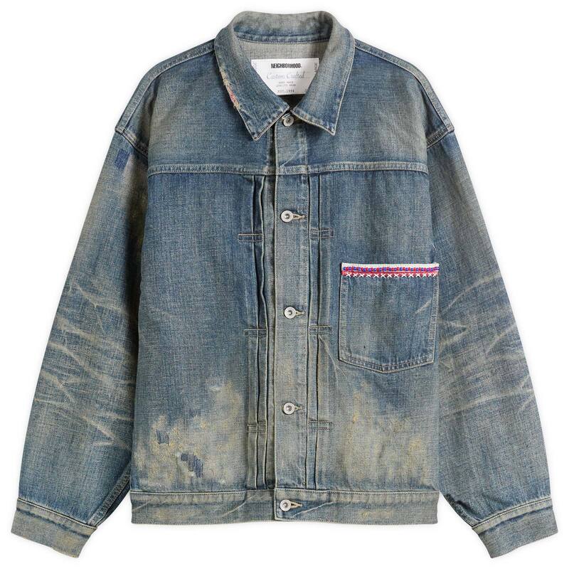 ネイバーフッド メンズ アウター ジャケット・ブルゾン デニム Neighborhood Savage Denim Type-1 Jacket Indigo インディゴ